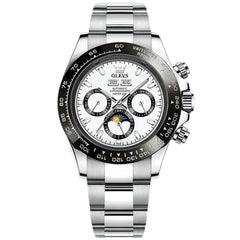 OLEVS 6654 Automatic Mechanical Moon Phase Watch for Men