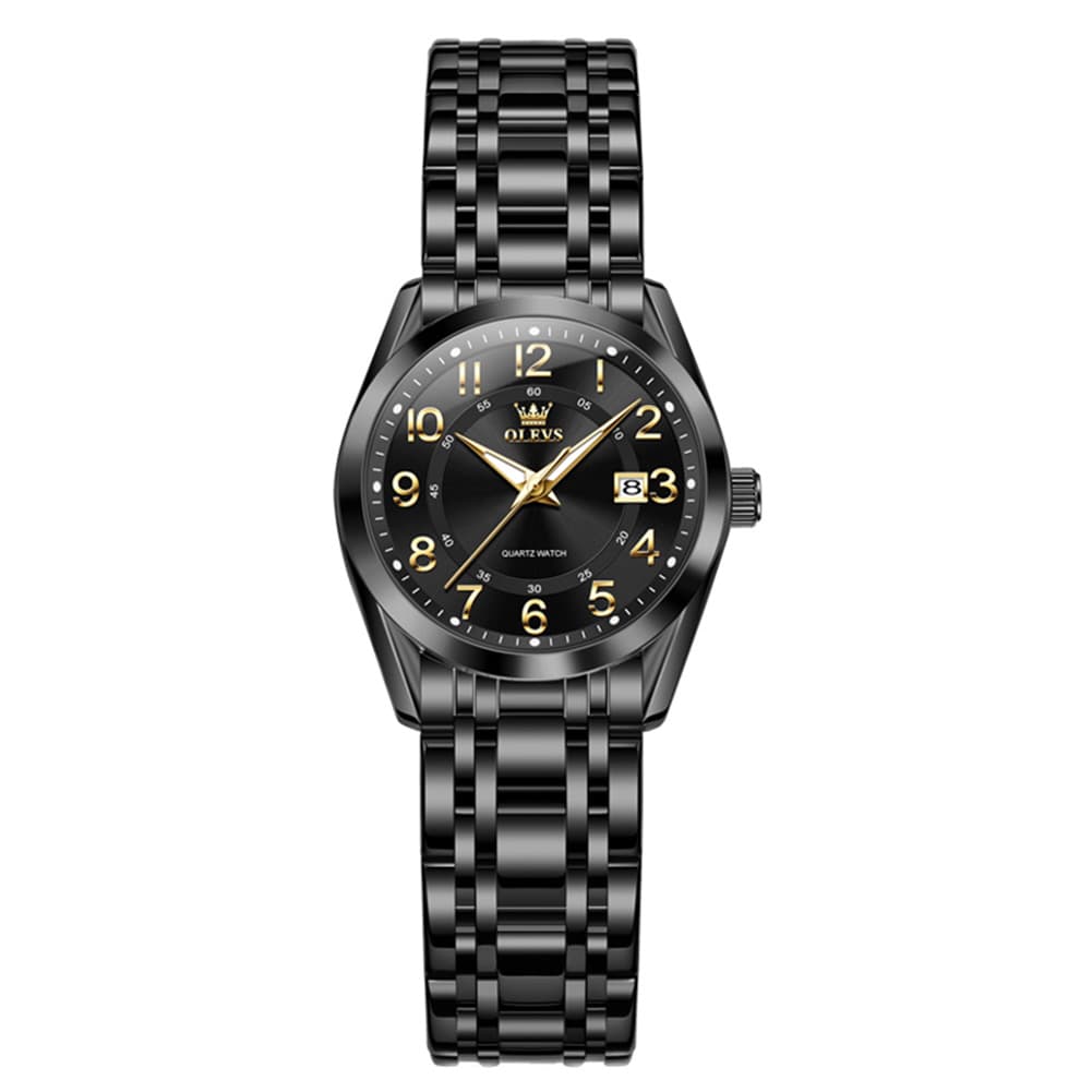 OLEVS 3666 Quartz Luminous Stainless Steel Watch For Women