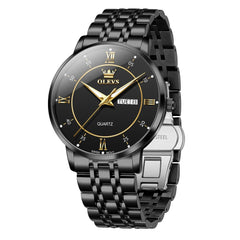 OLEVS Classic Roman Quartz Luminous Dress Watch for Men 3680