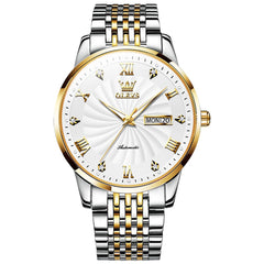 OLEVS 6630 Sunburst Dial Mechanical Watch for Men
