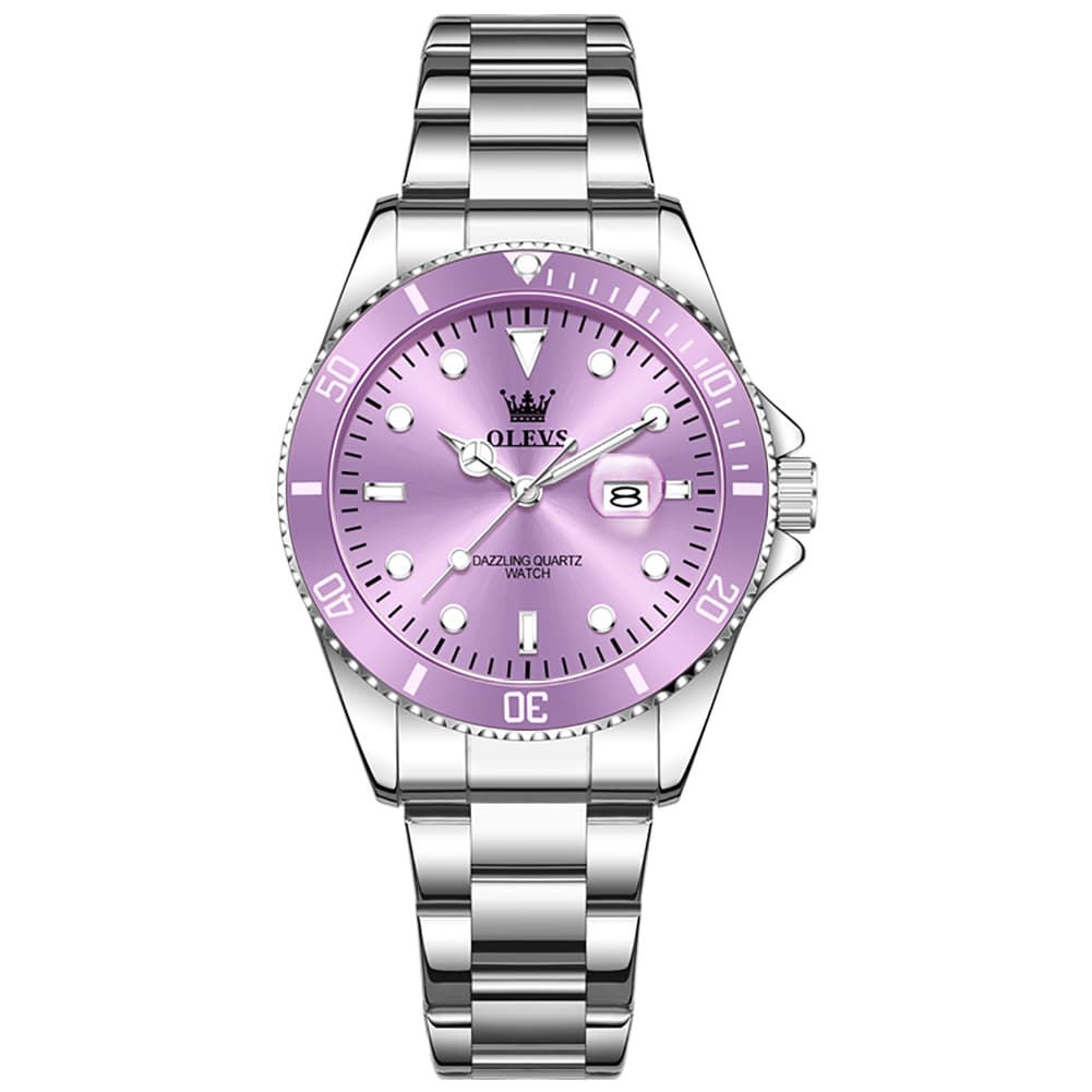 OLEVS 5885 Sporty Chic Luxury Dive Style Watch for Women
