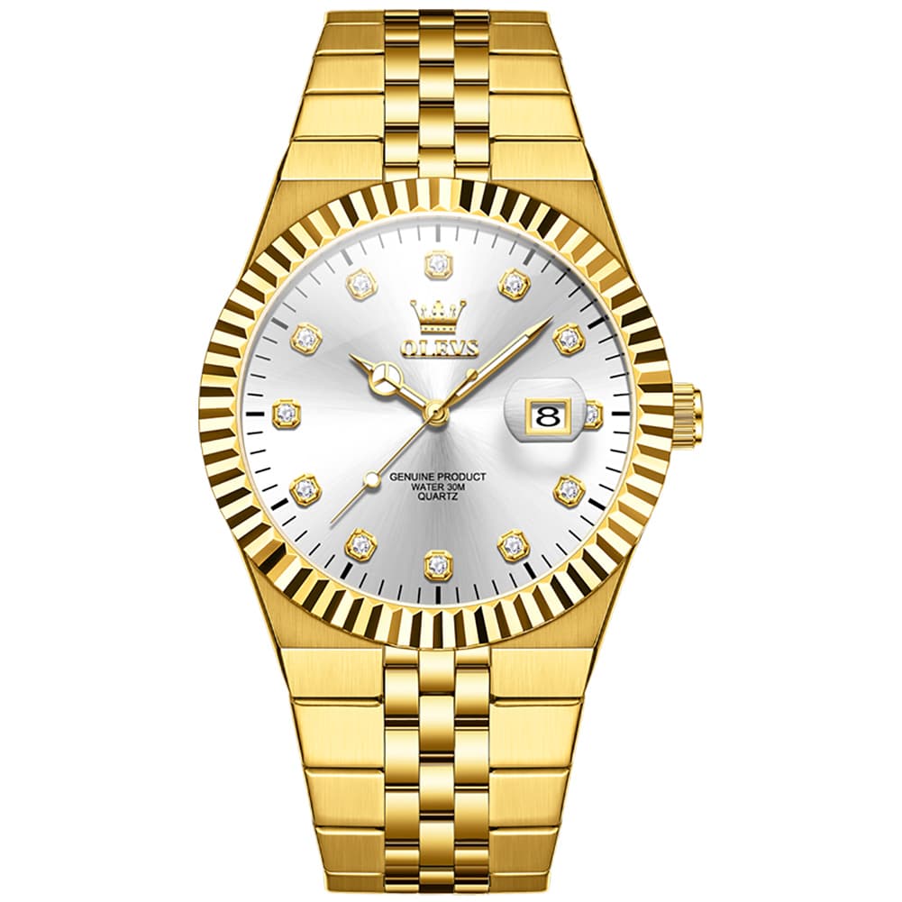 OLEVS 2989 Steel Luminous Dress Watch for Men