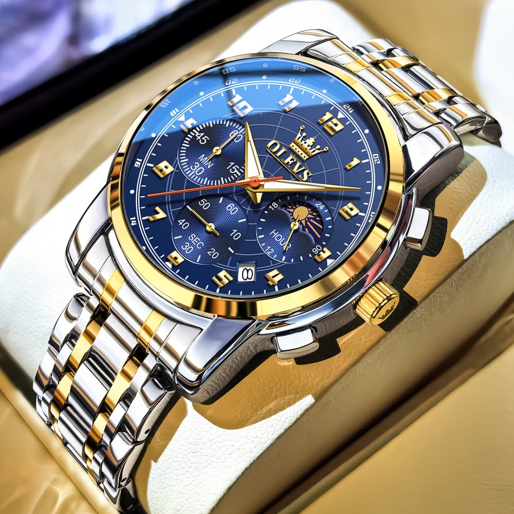 OLEVS 2983 Youthful Chronograph Quartz Watch for Men