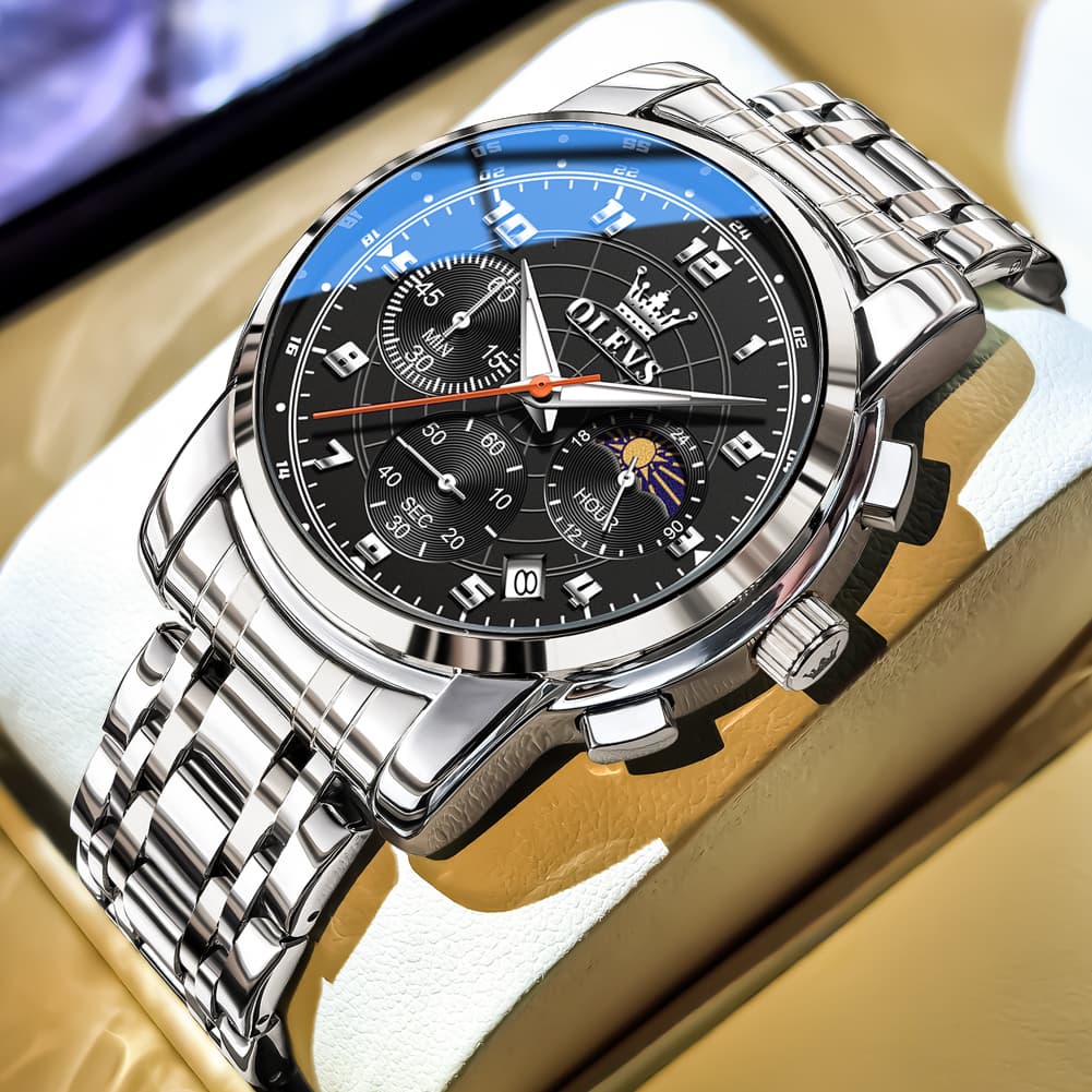 OLEVS 2983 Youthful Chronograph Quartz Watch for Men