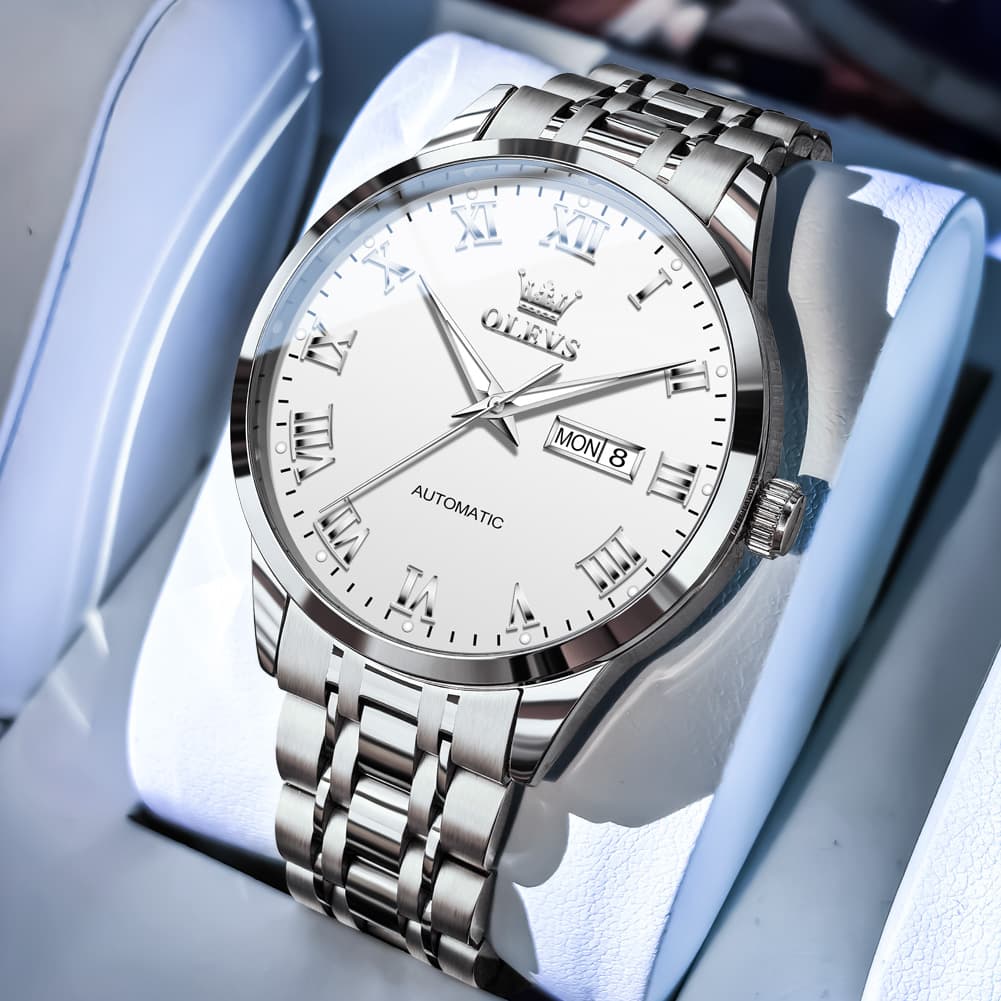 OLEVS 7060 Classic Roman Numeral Automatic Watch For Men