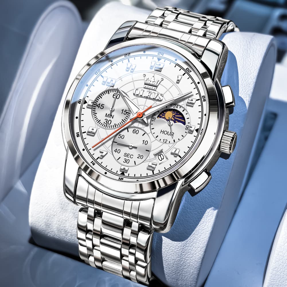 OLEVS 2983 Youthful Chronograph Quartz Watch for Men