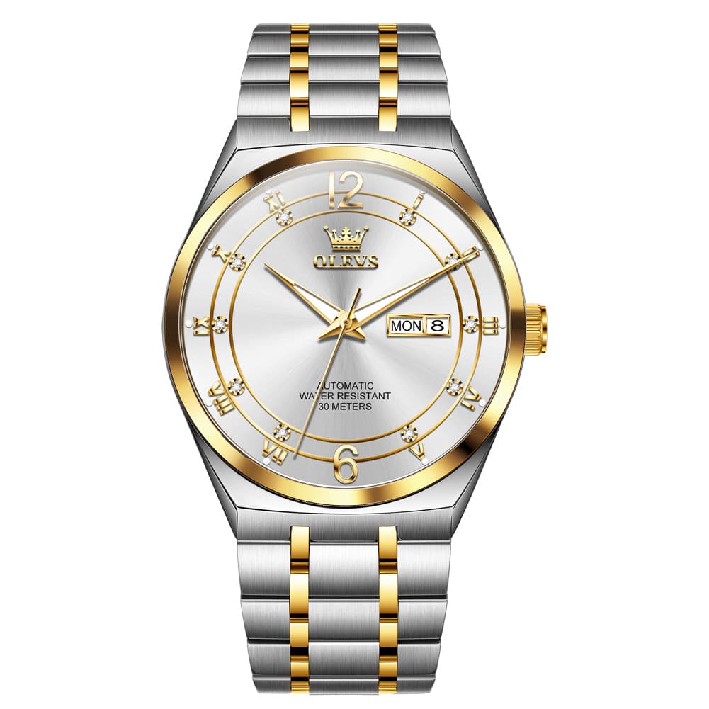 OLEVS 7068 Octagonal Luxury Sport Automatic Watch For Men