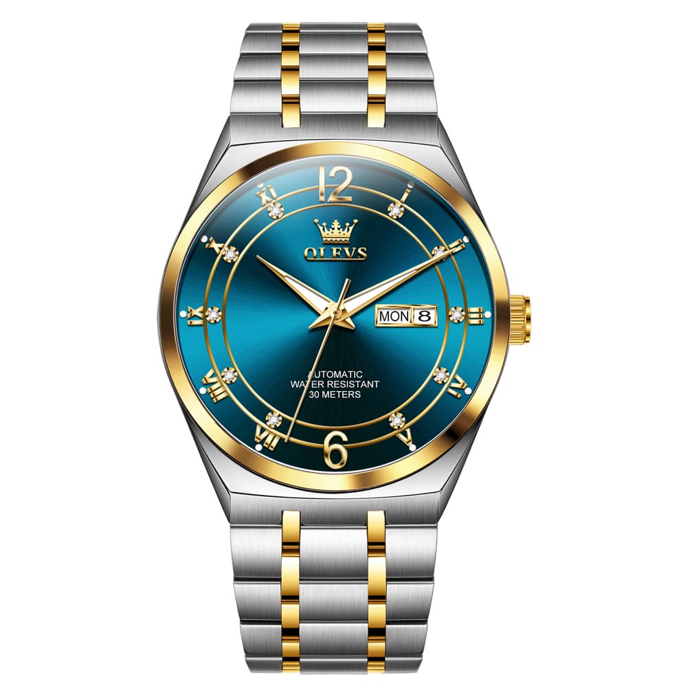 OLEVS 7068 Octagonal Luxury Sport Automatic Watch For Men