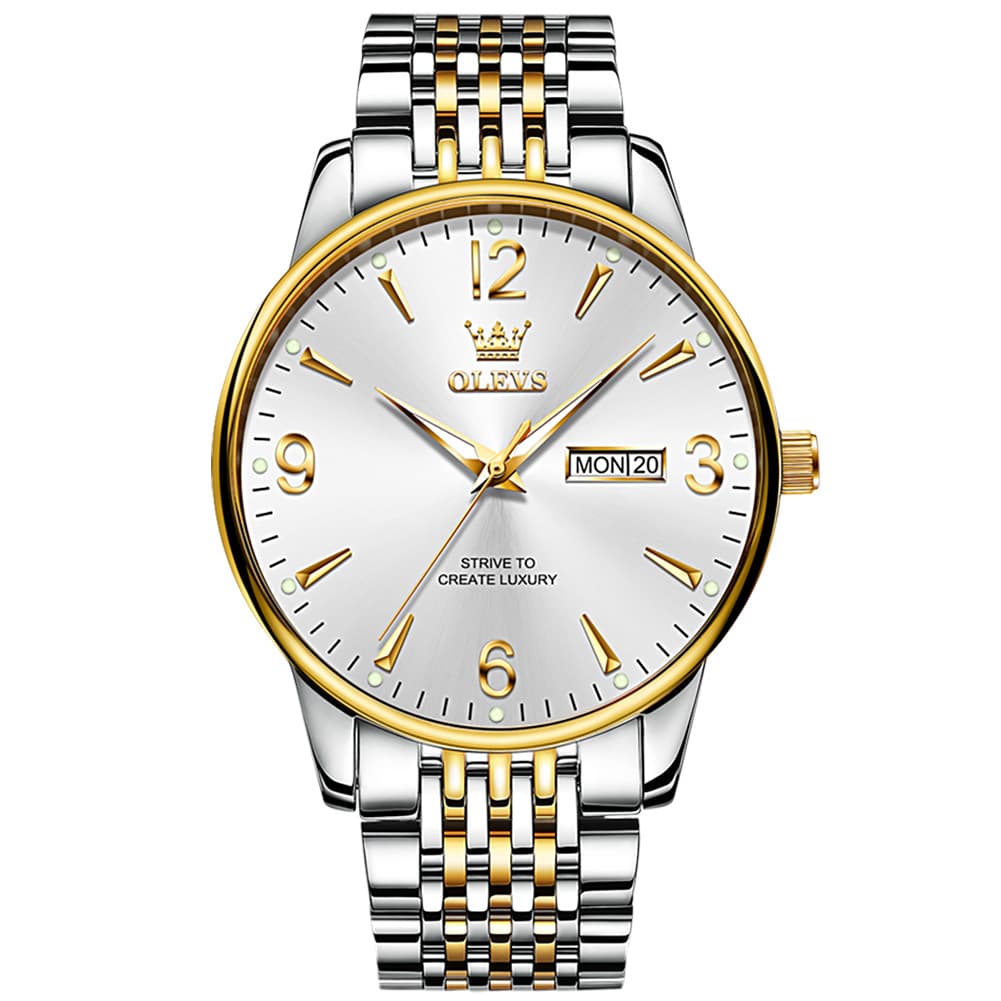 OLEVS 2928 Classic Day Date Mechanical Watch for Men