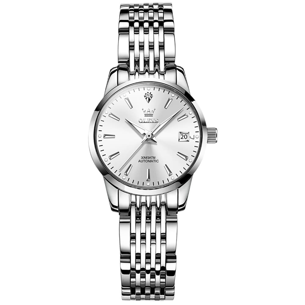 OLEVS 6635 Stainless Steel Automatic Mechanical Watch for Women