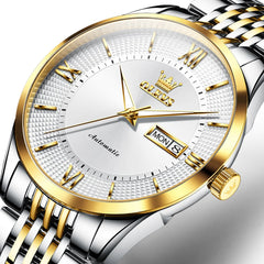OLEVS 6657 Stainless Steel Automatic Mechanical Watch for Men