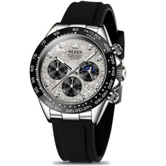 OLEVS 2875 Luxury Moon Phase Racing Chronograph Watch for Men