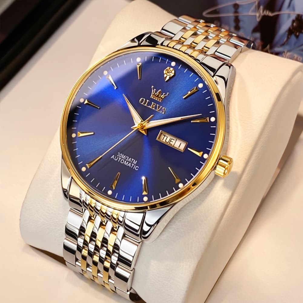 OLEVS 6635 Stainless Steel Automatic Mechanical Watch for Men