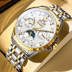 OLEVS 7070 Heavyweight Moon Phase Automatic Watch For Men