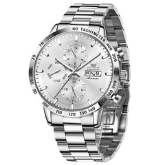 OLEVS 6683 Multifunction Automatic Steel Watch for Men