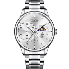OLEVS 2936 Chronograph Moon Phase Quartz Watch for Men