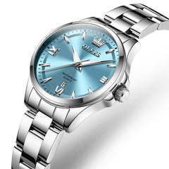 OLEVS 3668 Quartz Pastel Stainless Steel Watch For Women