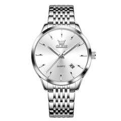 OLEVS 2907 Minimalist Ultra Thin Quartz Watch for Men