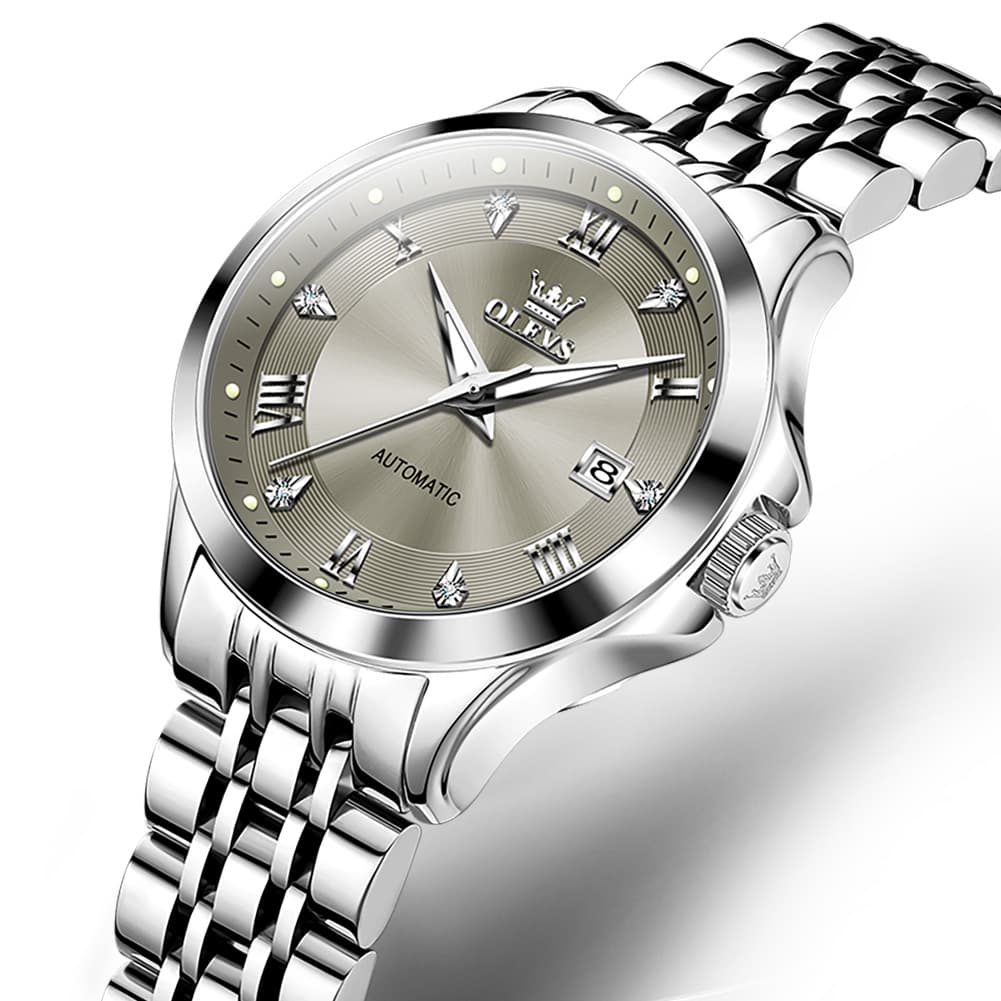 OLEVS 6702 Elegant Diamond Automatic Mechanical Watch For Women