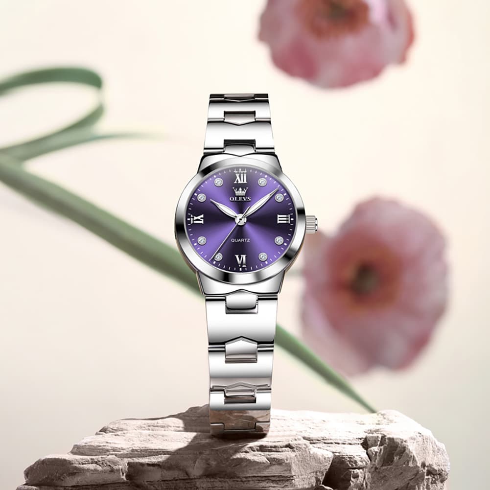 OLEVS 3735 Elegant Small Dial Luminous Quartz Watch for Women