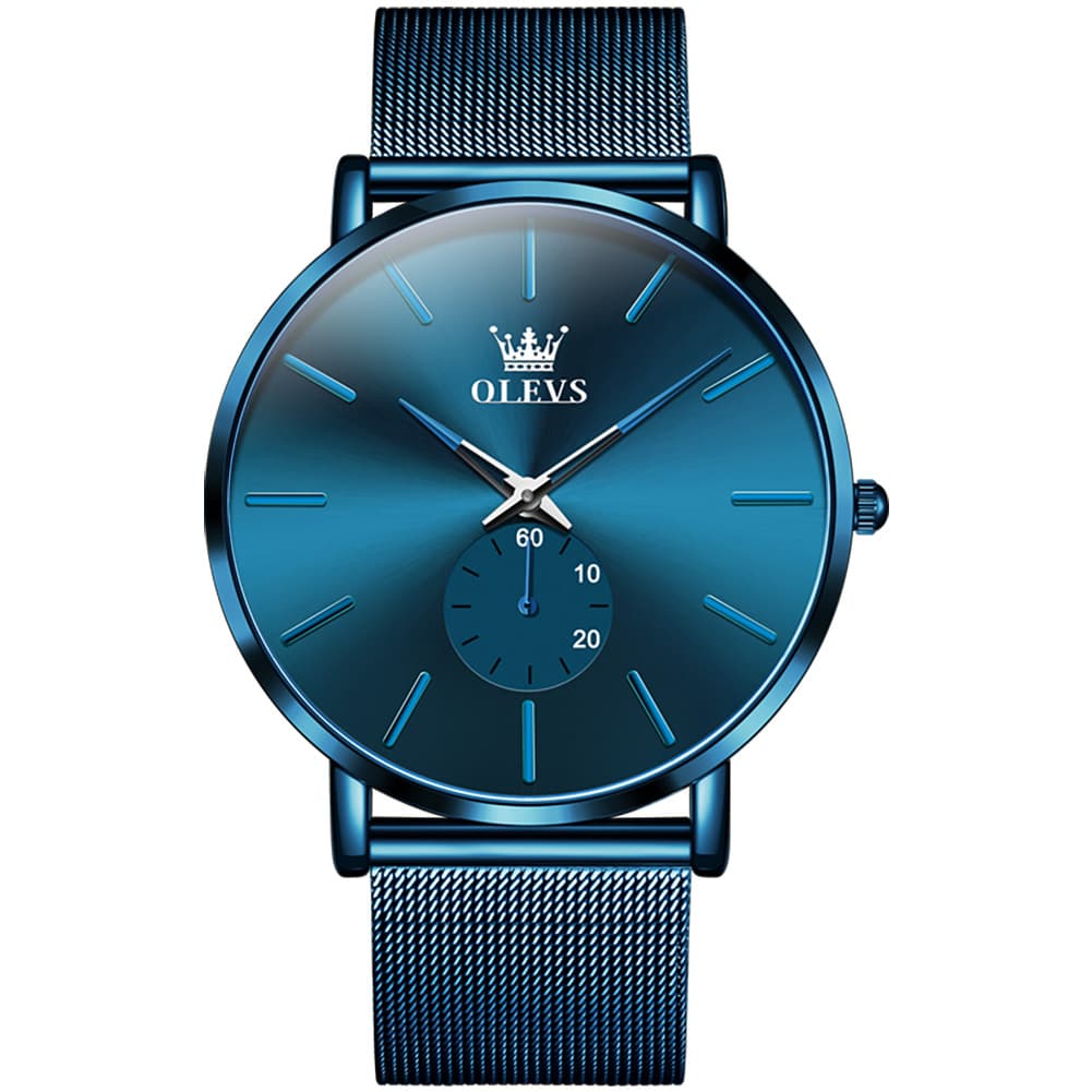 OLEVS 9954 Ultra Thin Milanese Mesh Quartz Watch for Men