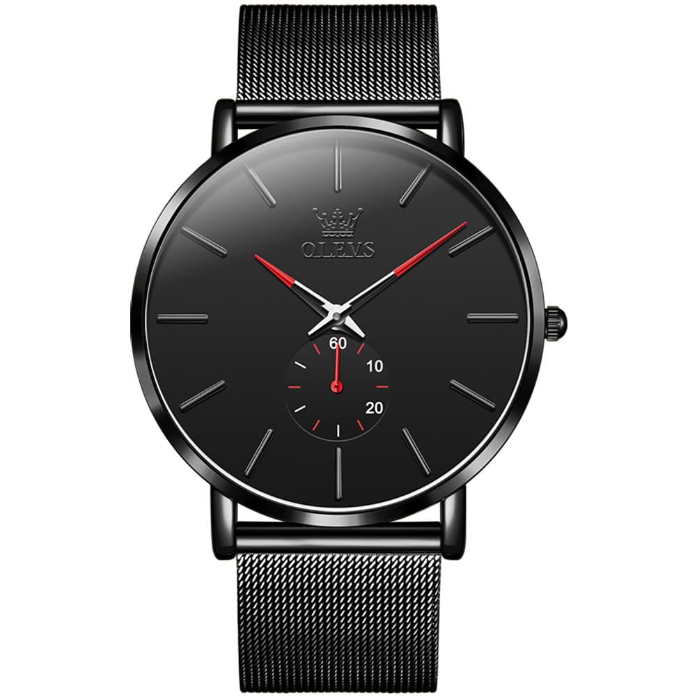 OLEVS 9954 Ultra Thin Milanese Mesh Quartz Watch for Men