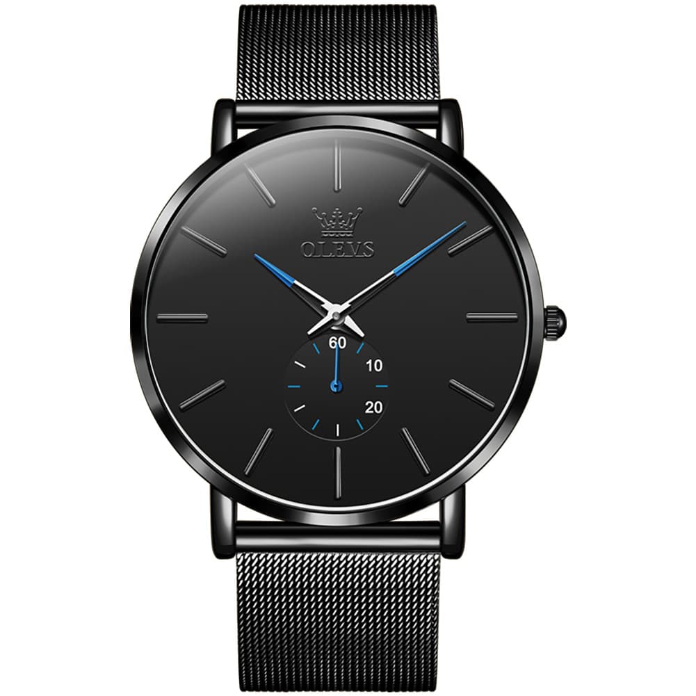 OLEVS 9954 Ultra Thin Milanese Mesh Quartz Watch for Men