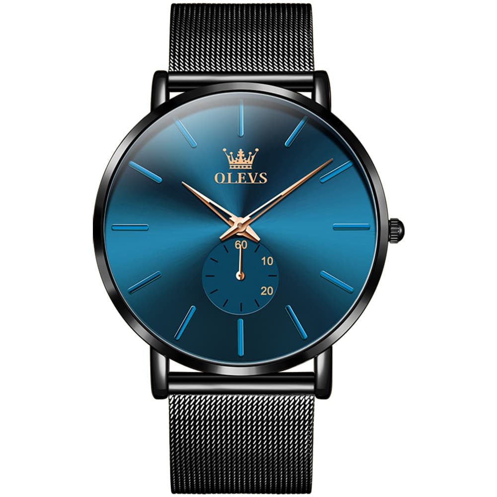 OLEVS 9954 Ultra Thin Milanese Mesh Quartz Watch for Men
