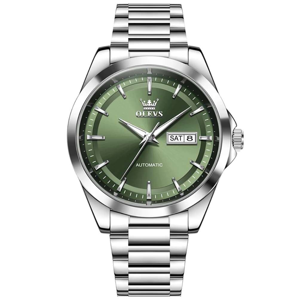 OLEVS 7090 Classic Dual Calendar Automatic Watch For Men