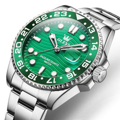 OLEVS 3610 Dive Style Steel Quartz Watch for Men