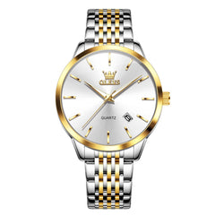 OLEVS 2907 Minimalist Ultra Thin Quartz Watch for Men