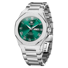 OLEVS 3727 Geometric Luminous Quartz Watch for Men