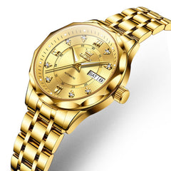 OLEVS 6727 Automatic Diamond Mechanical Watch For Women