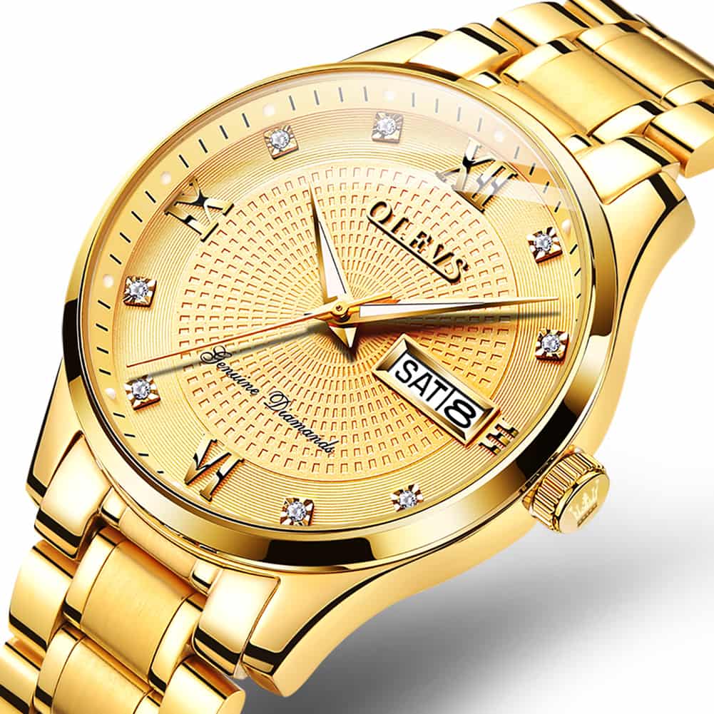 OLEVS 6603 Classic Automatic Mechanical Diamond Watch for Men