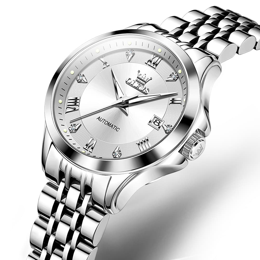 OLEVS 6702 Elegant Diamond Automatic Mechanical Watch For Women