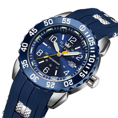OLEVS 3688 Sport Silicone Quartz Luminous Mens Watch