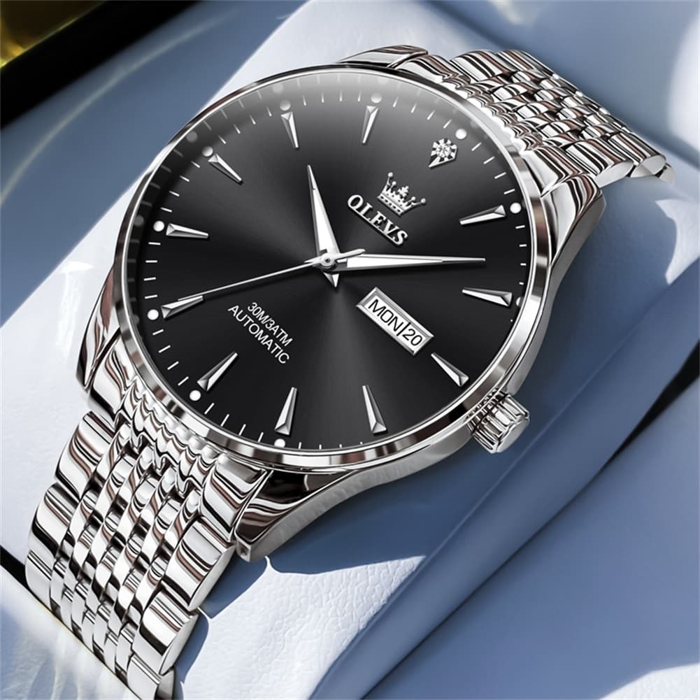 OLEVS 6635 Stainless Steel Automatic Mechanical Watch for Men