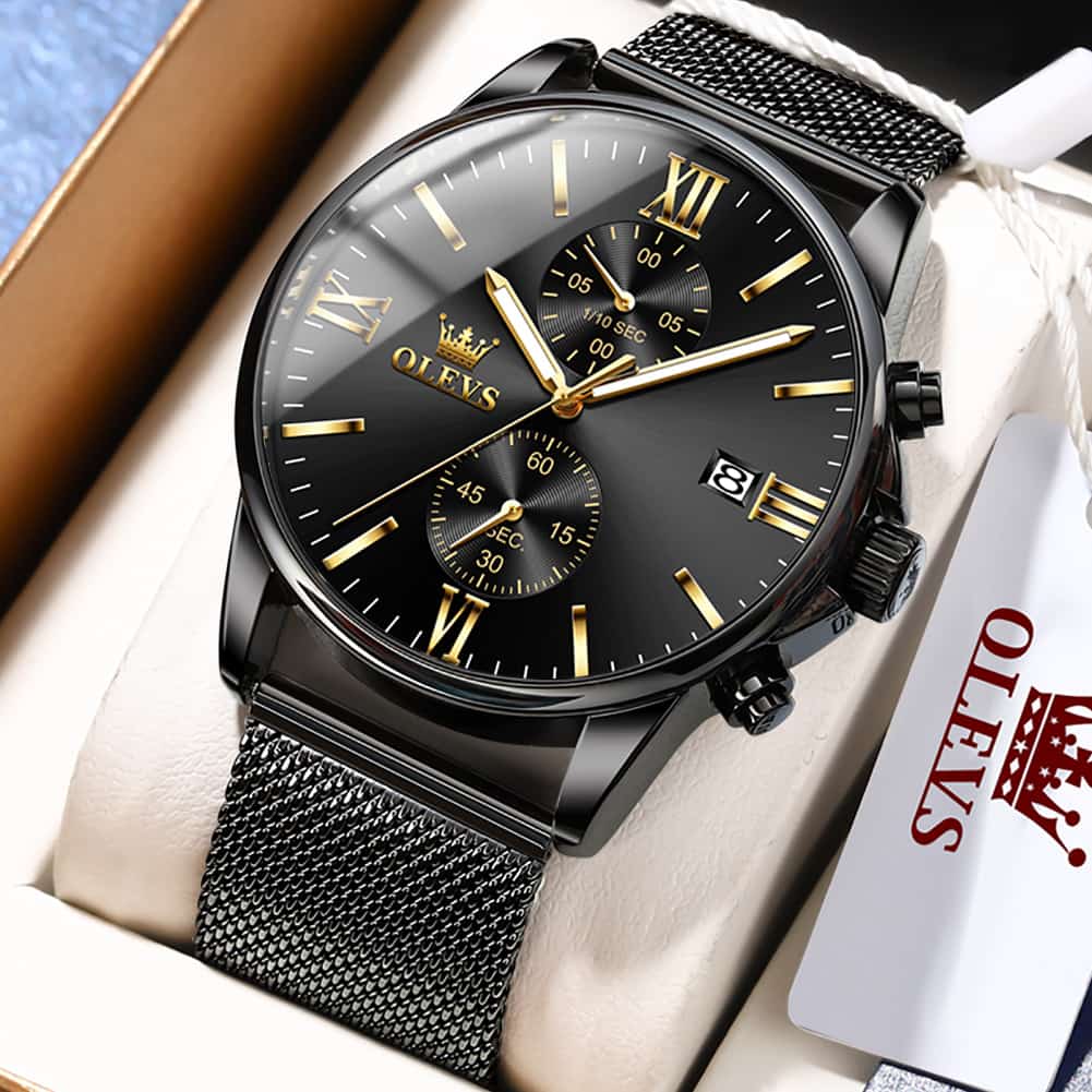 OLEVS 2886 Classic Chronograph Quartz Watch for Men