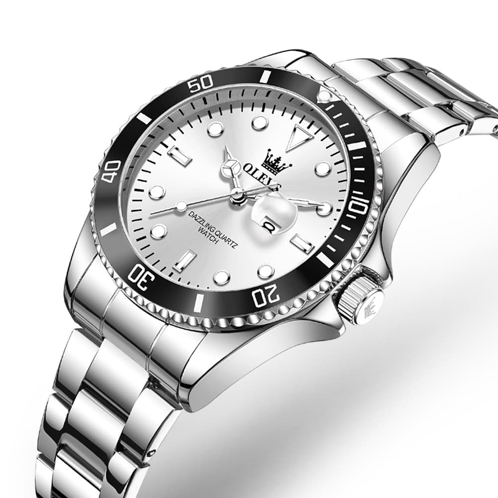 OLEVS 5885 Sporty Chic Luxury Dive Style Watch for Women