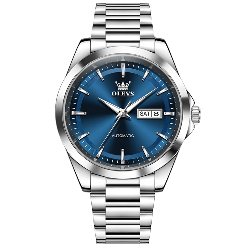 OLEVS 7090 Classic Dual Calendar Automatic Watch For Men