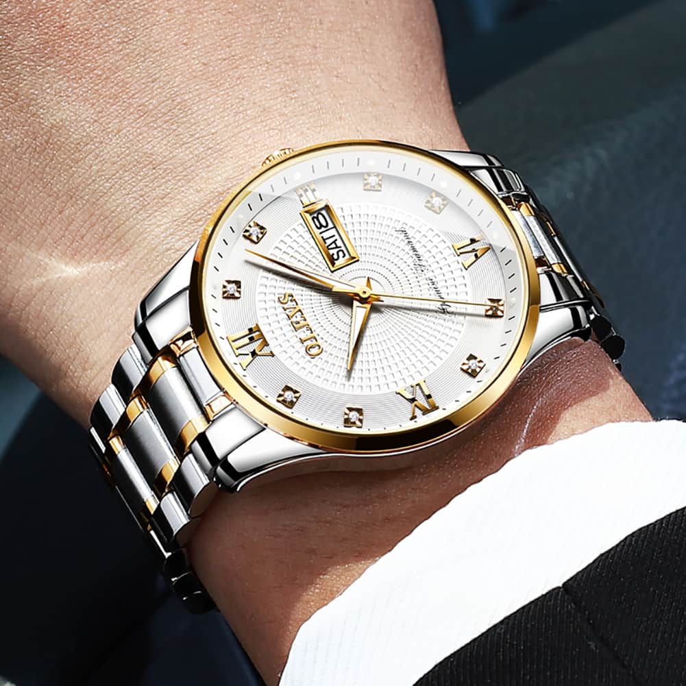 OLEVS 6603 Classic Automatic Mechanical Diamond Watch for Men