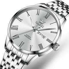 OLEVS 3633 Minimalist Sunray Roman Quartz Watch for Men