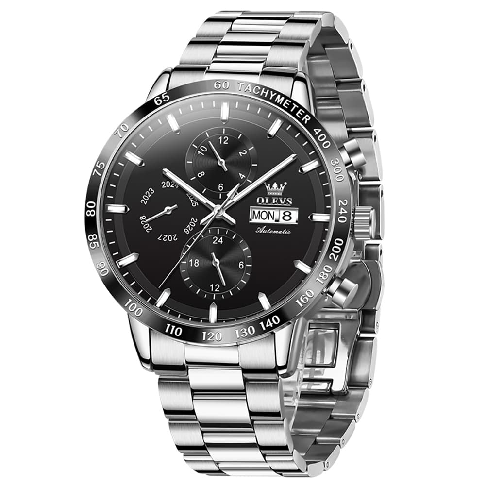 OLEVS 6683 Multifunction Automatic Steel Watch for Men