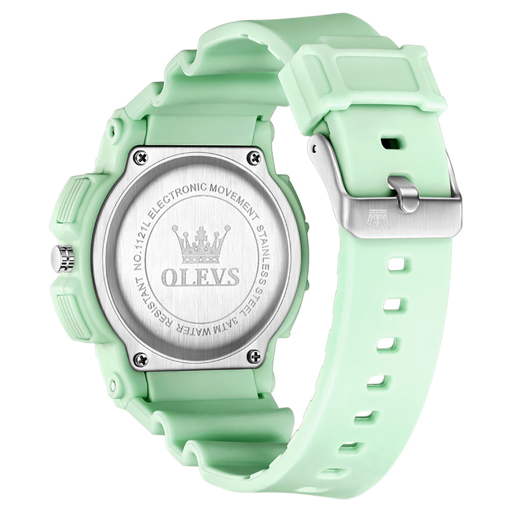 OLEVS 1121 case back silicone band and pin buckle