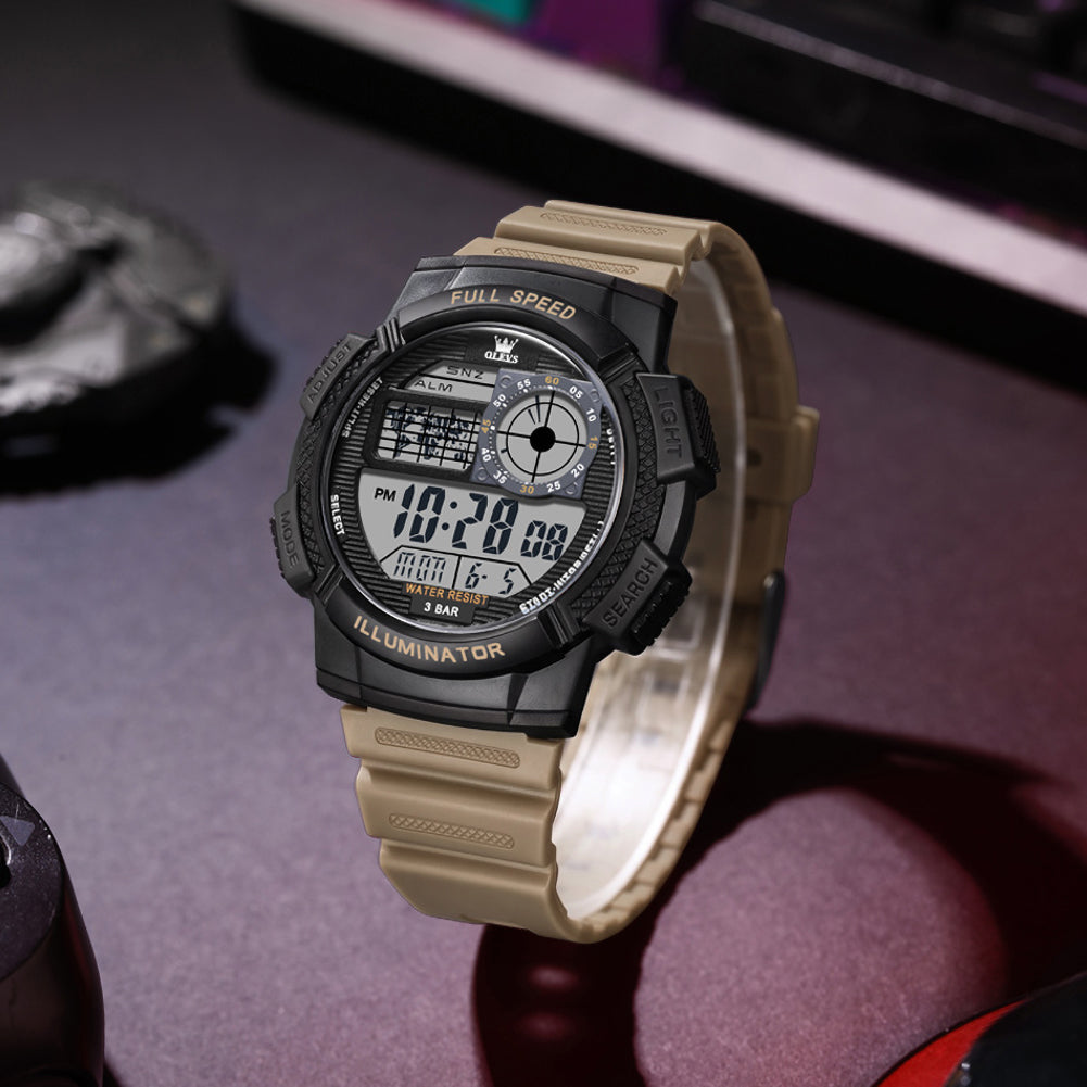 OLEVS 1123 khaki digital sports watch