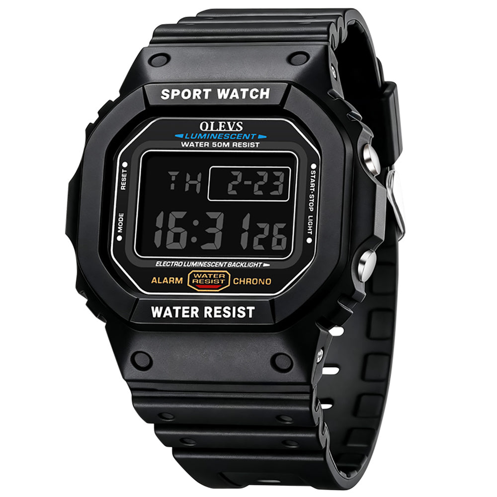 OLEVS 1127 All Black front