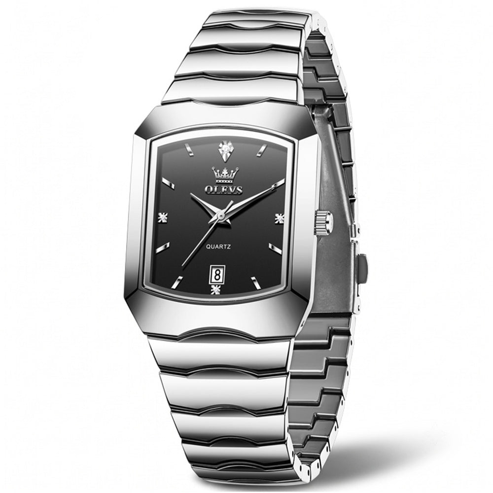 OLEVS 2712 geometric quartz dress watch view 12
