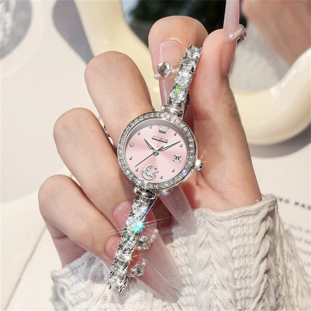 OLEVS 2998 unicorn crystal bracelet quartz watch product view 135