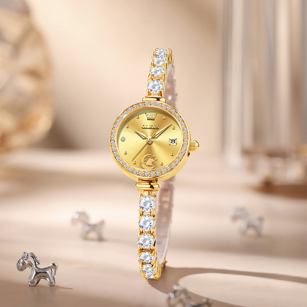 OLEVS 2998 unicorn crystal bracelet quartz watch product view 8