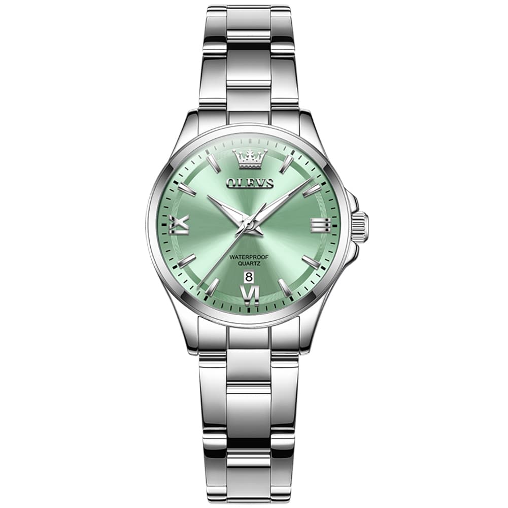 OLEVS 3668 Quartz Pastel Stainless Steel Watch For Women - Lavender Purple Watch | Olevs Watch Store